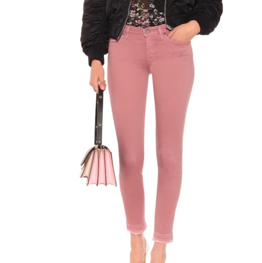 7 For All Mankind dusty rose jeans, Size 27